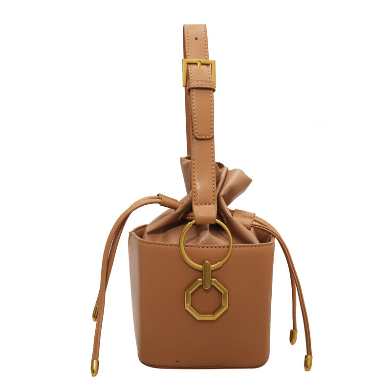 Bucket Casual Western Style Versatile Simple Shoulder Bag