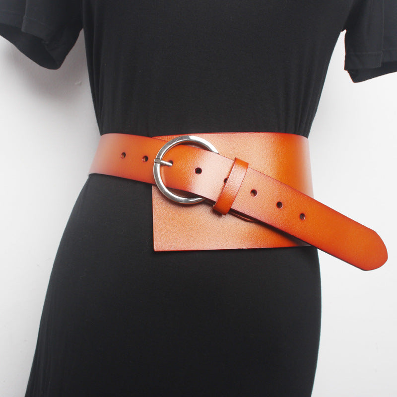 Ladies Waistband Decoration With Skirt Sweater Coat Outside