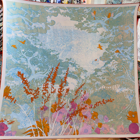 Silk-like Wool All-matching Warm Shawl Scarf