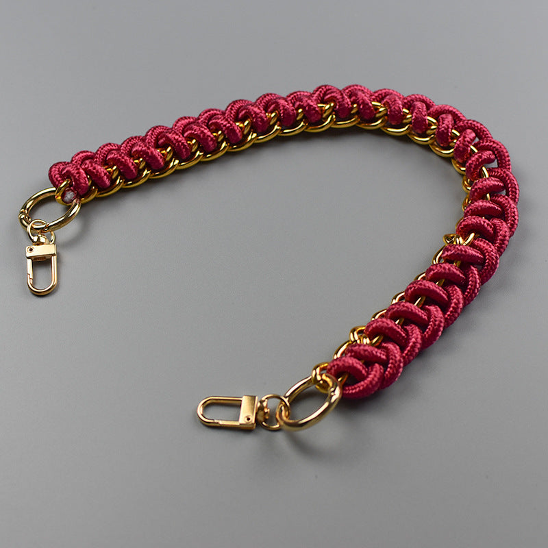 Women's Bag Woven Bag With 40cm Short With Buckle Can Be Mobile Phone Charm