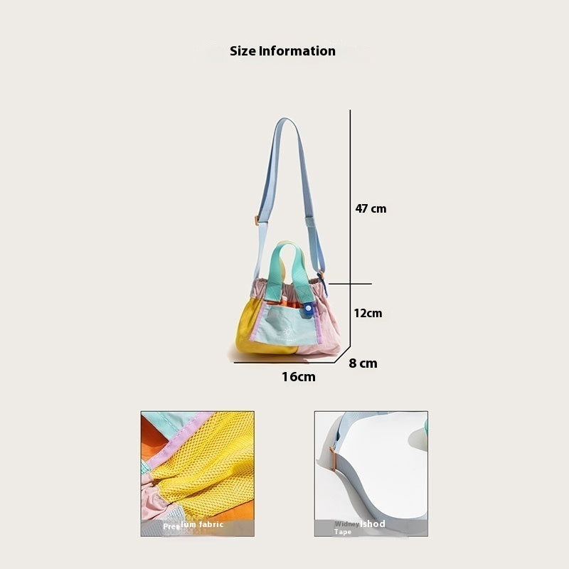 Color Matching Dumpling Bag Special-interest Design Foldable