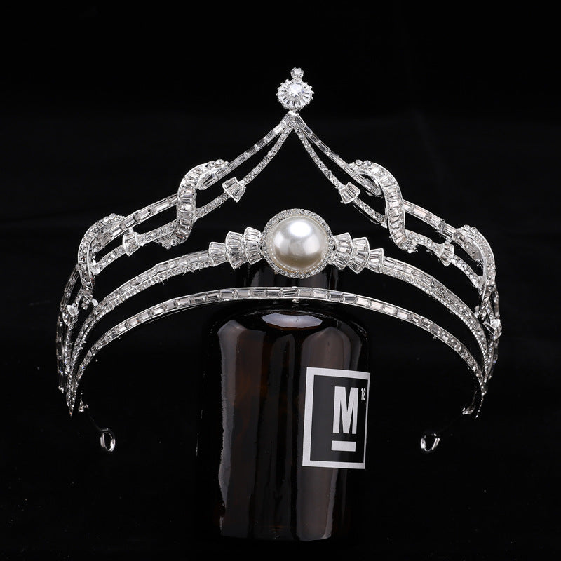 New European And American Grand Bride Crown Headwear