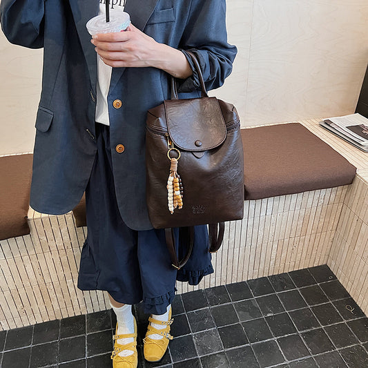 Personal Influencer Backpack New Fashion Retro Women Travel Bag