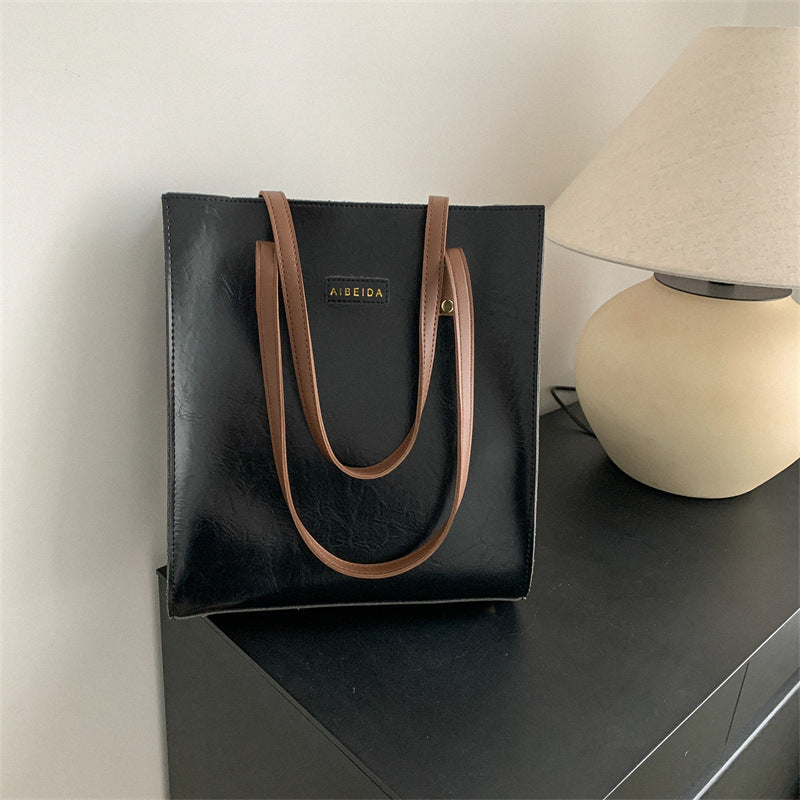 Western Style All-matching Shoulder Bag Portable Tote Bag