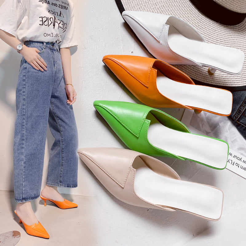 Fashion Simple Pointed Stiletto High Heels