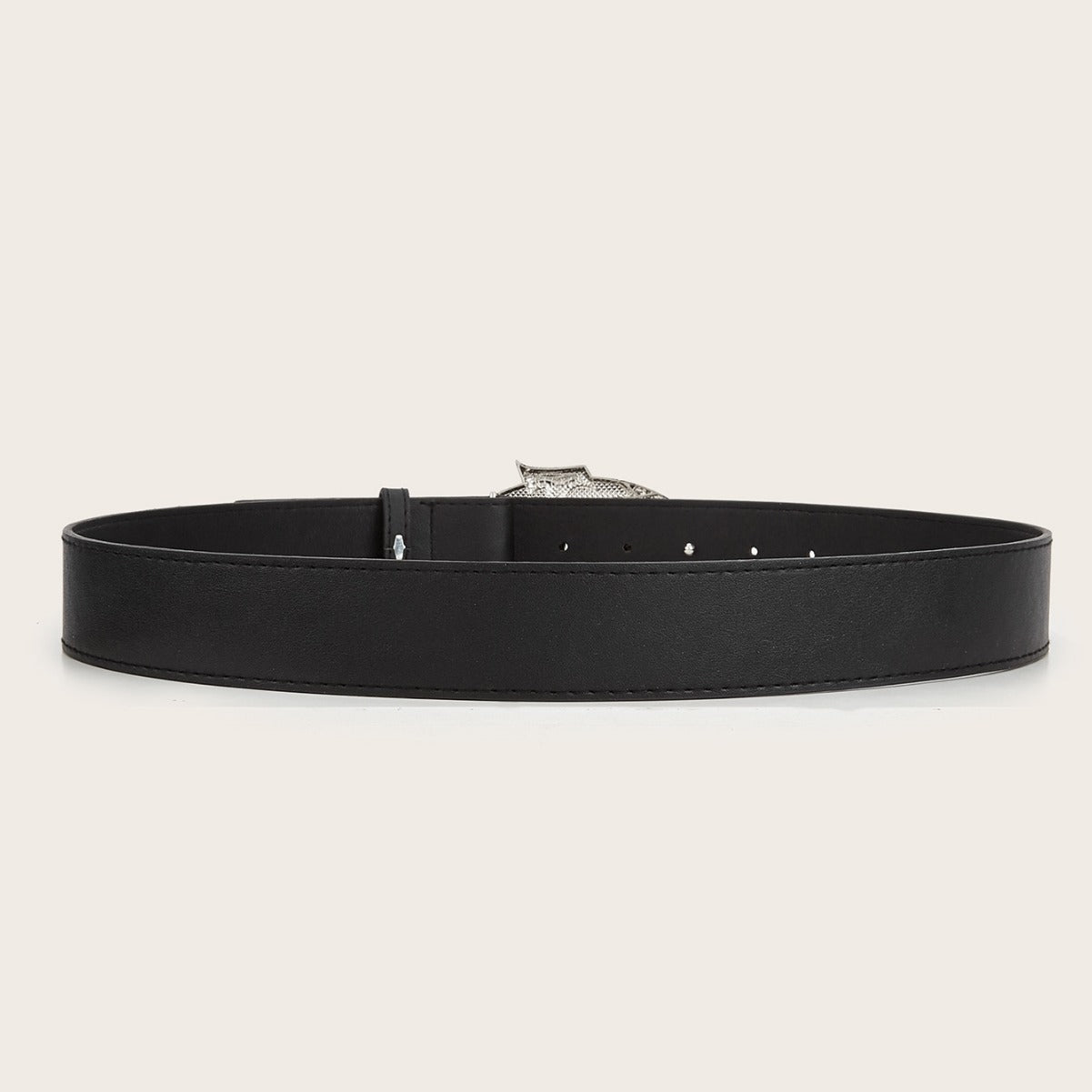 Jeans Belt Decoration New Versatile Casual Belt Smooth Buckle Korean Simple