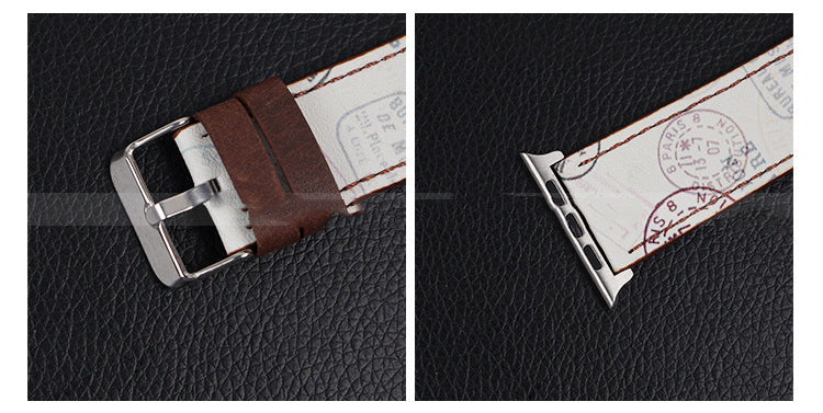 Fashion Creative Print Chinese Style Leather Strap