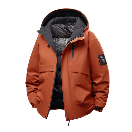 Men's Lined And Padded Workwear Cotton Jacket