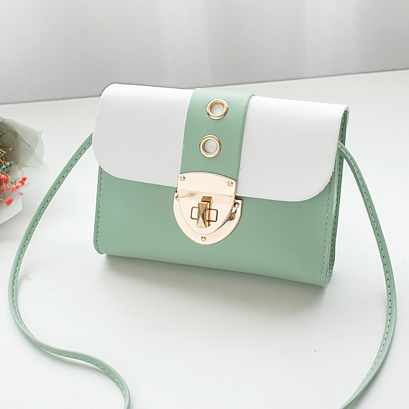 Ladies' Lock Bag One Shoulder And A Mobile Phone