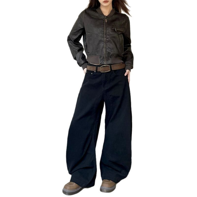 Women's American Vintage Crumpled All-matching Loose Pants