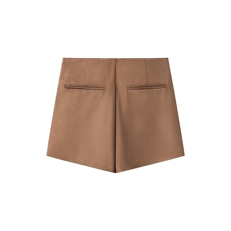 Casual Short Slimming Suede Skirt For Women