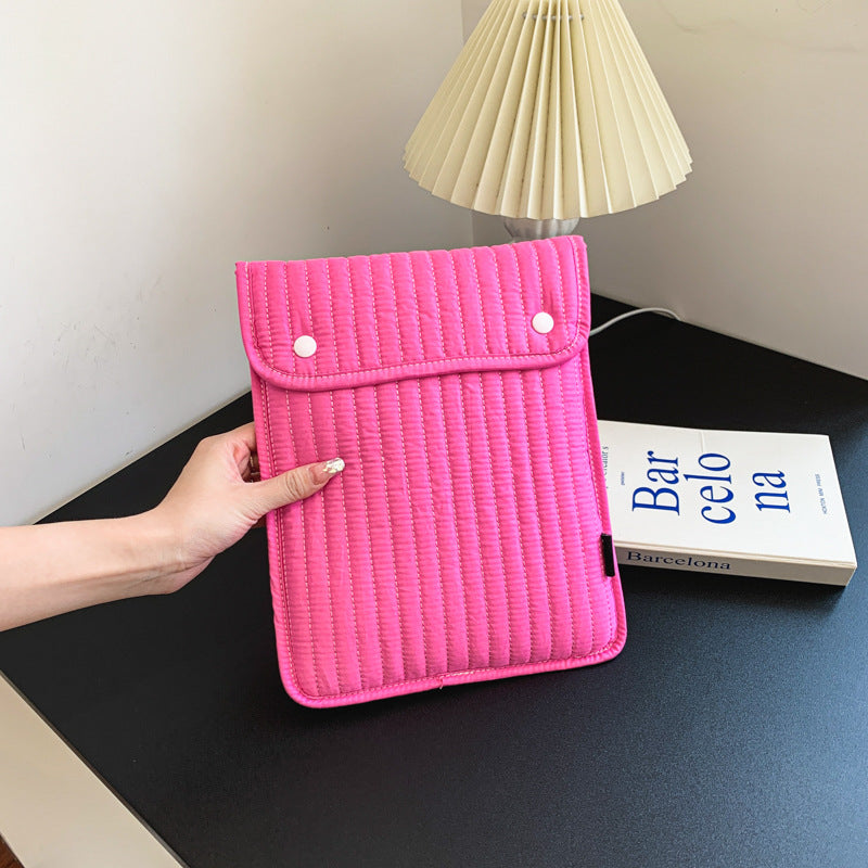Korean Version Of Ins Envelope Embroidered Fabric Inner Liner Bag