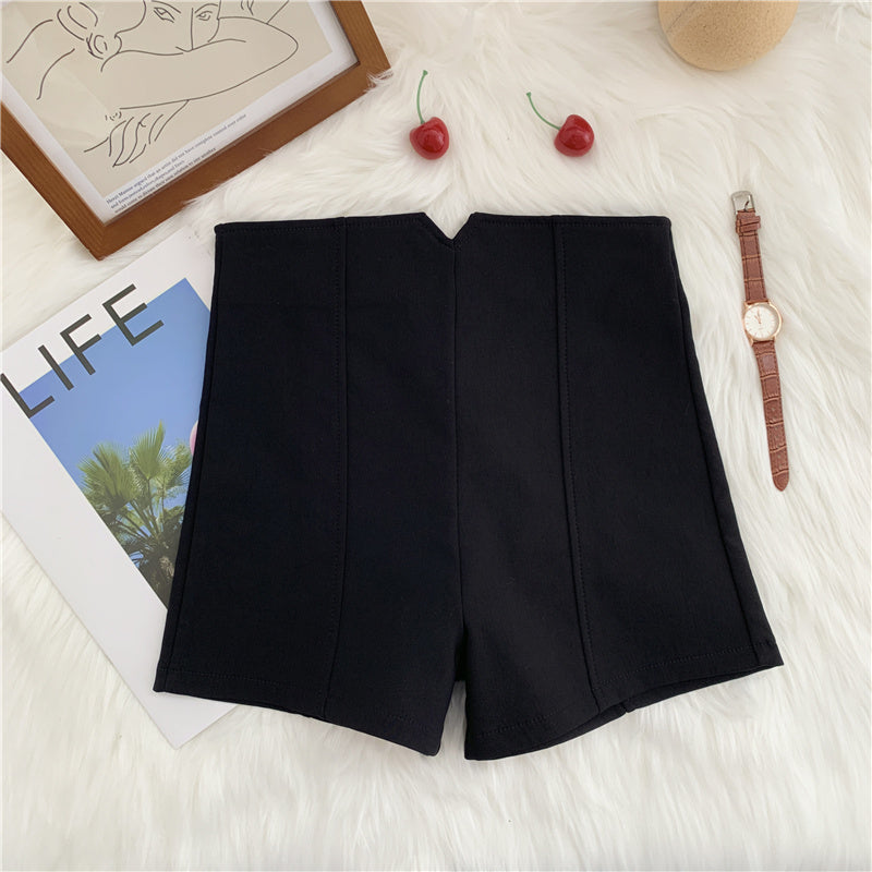 Women's Stretch A-Line Wide Leg High Waist Casual Shorts