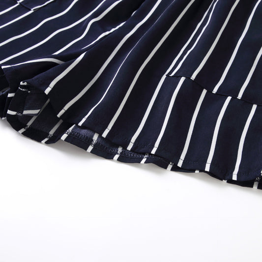 Fashion Striped Shorts Women's Casual Pants