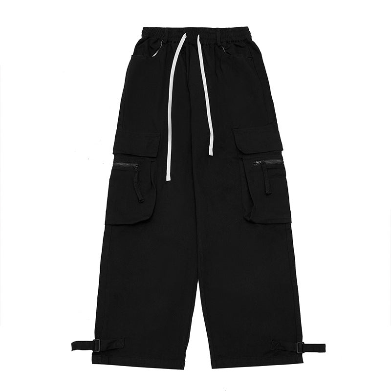 Men's Big Red Pocket Cotton Overalls