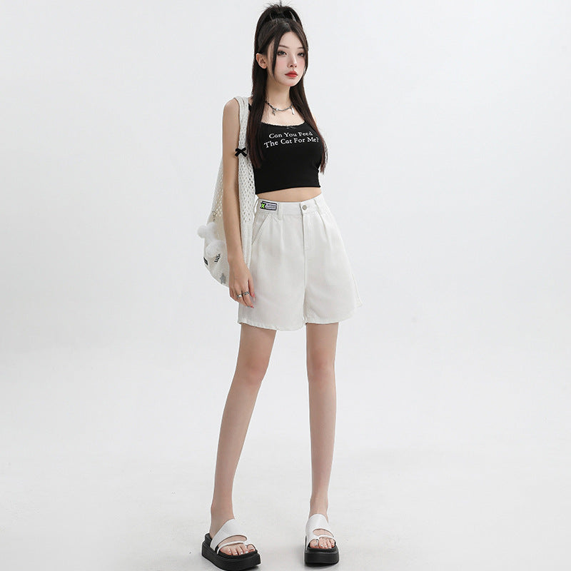 Summer Tencel Lyocell Ultra-thin Shorts Denim Shorts
