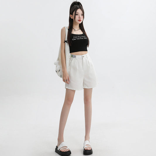 Summer Tencel Lyocell Ultra-thin Shorts Denim Shorts