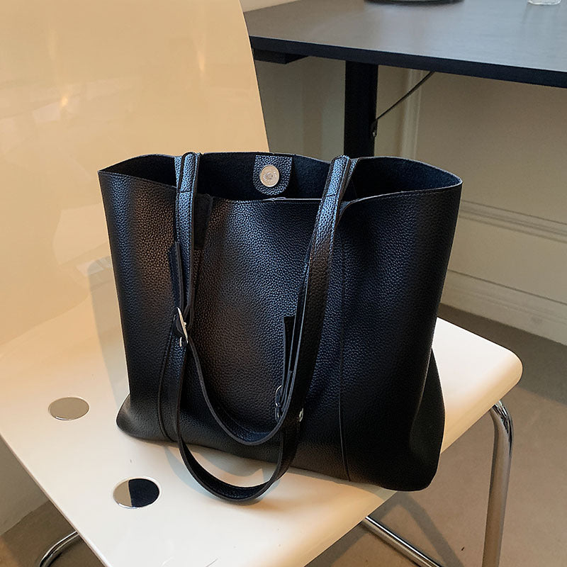 Women's Fashion Simple Solid Color Single Shoulder Underarm Bag