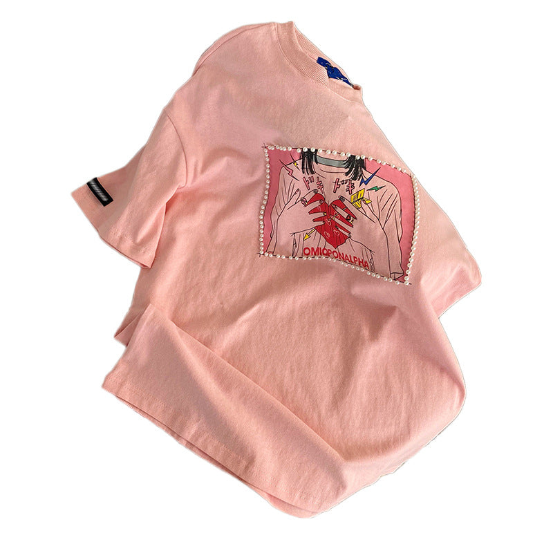 Women's Summer Loose Fashion Temperament Mid-length Top