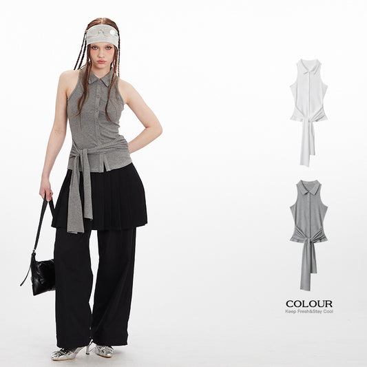 Design Waistcoat Vest Sleeveless Fashion Hot Girl Vest Top