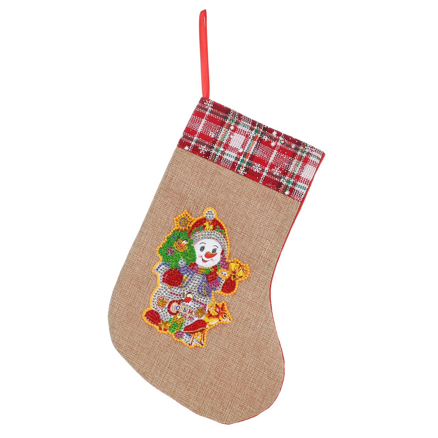 New Linen Christmas Glow Shaped Socks