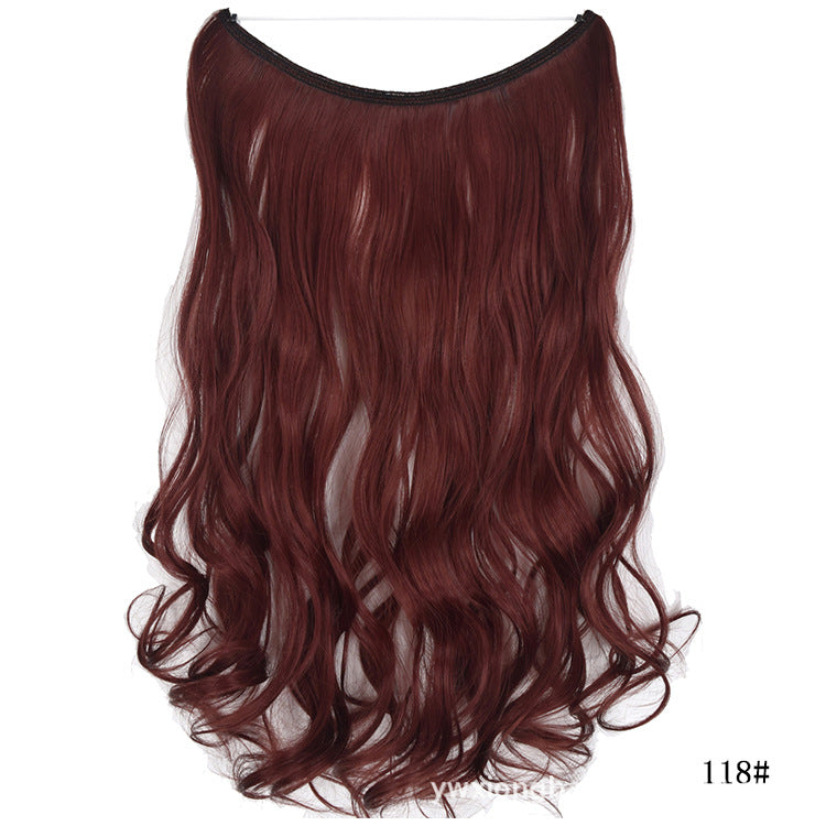 Women's One-piece Seamless Hair Extension Wig Set
