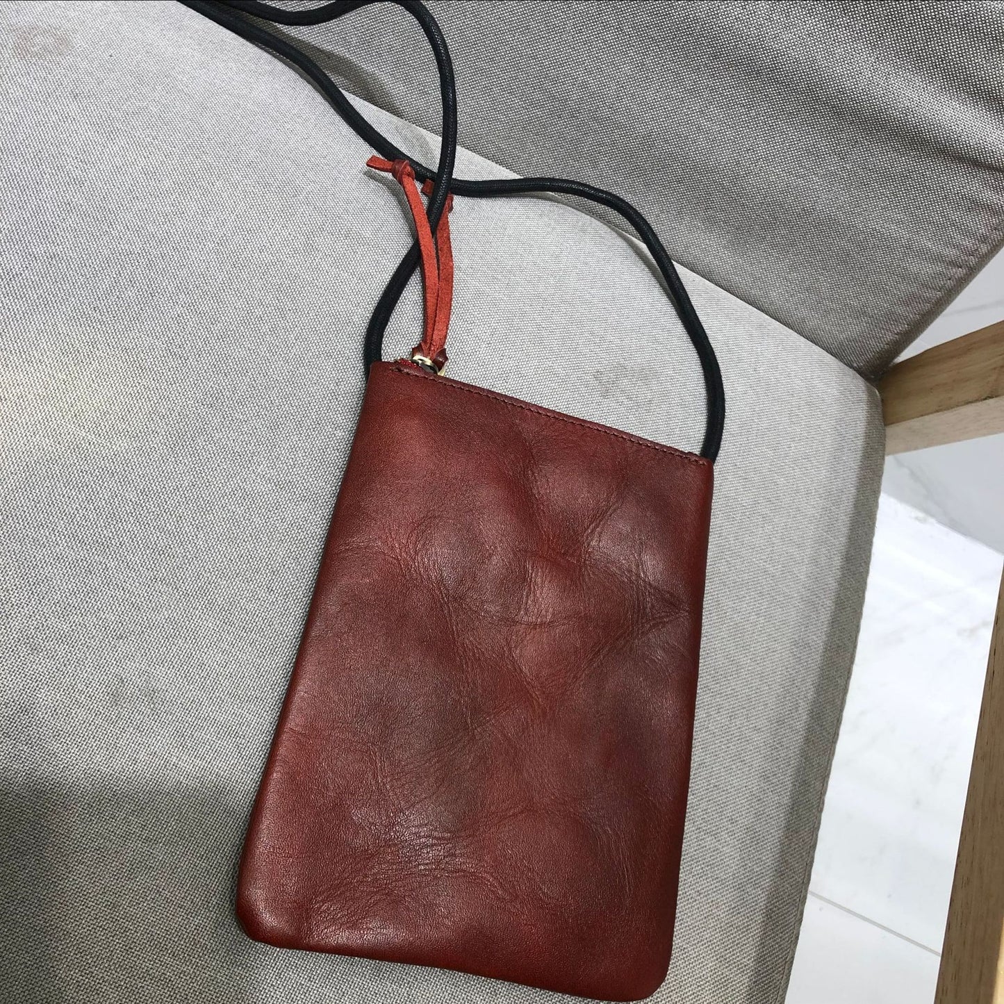 Women's Fashion Simple Head Layer Cowhide Shoulder Crossbody Bag