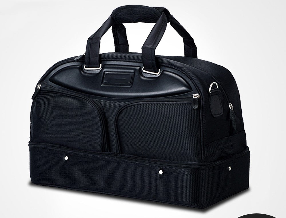 Golf Clothing Bag Nylon Double-layer Large Capacity