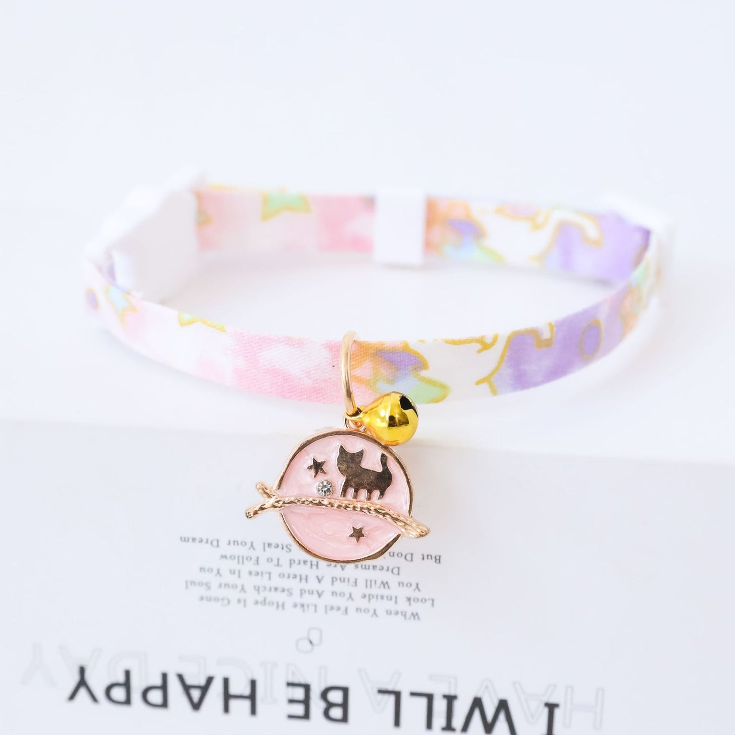 Pet Collar Kitten Dog Bell Safety Buckle