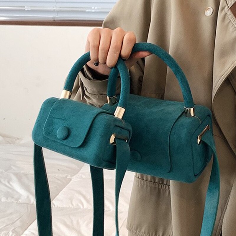 Women's New Popular Frosted One-shoulder Messenger Handbag