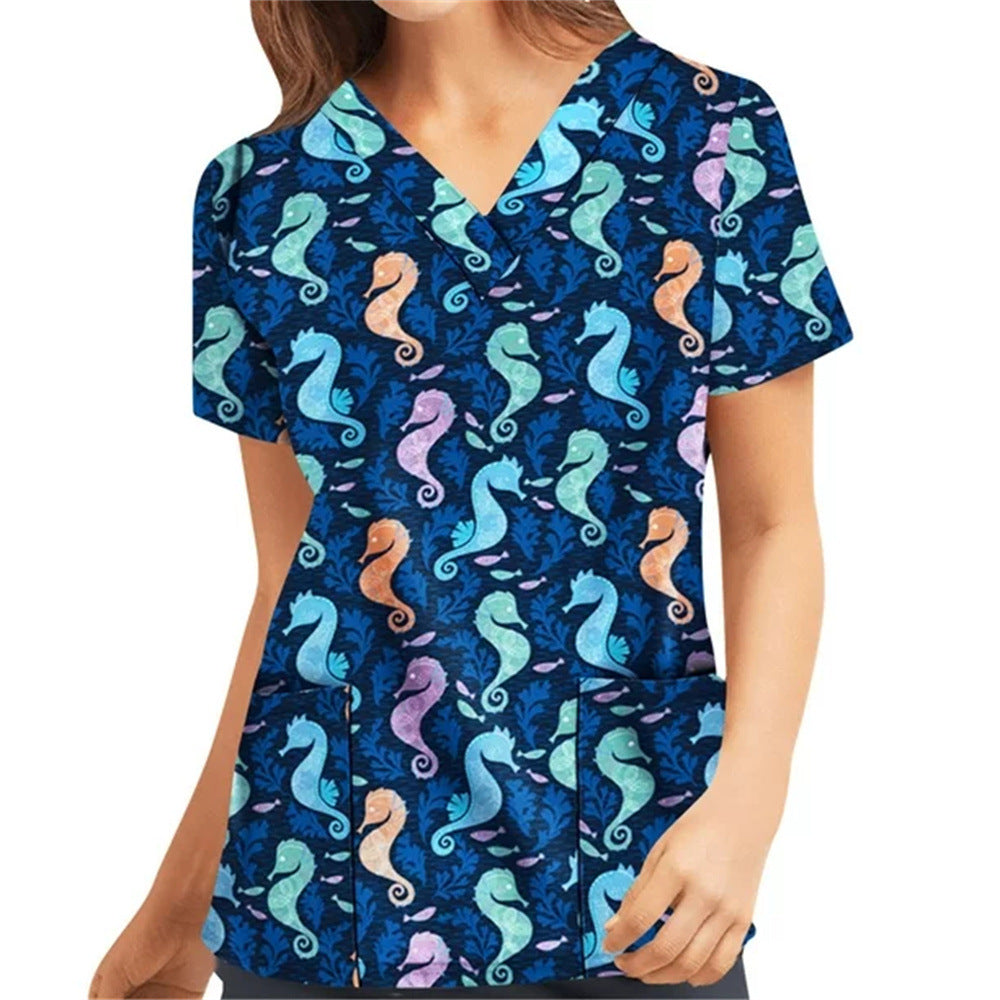 3DV Collar Comfort And Casual Cloth For Nursing Workers