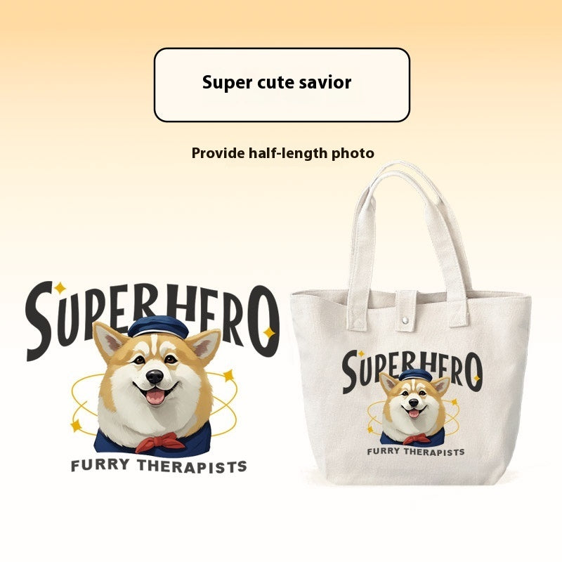 Pet Custom Canvas Bag Pure Cotton