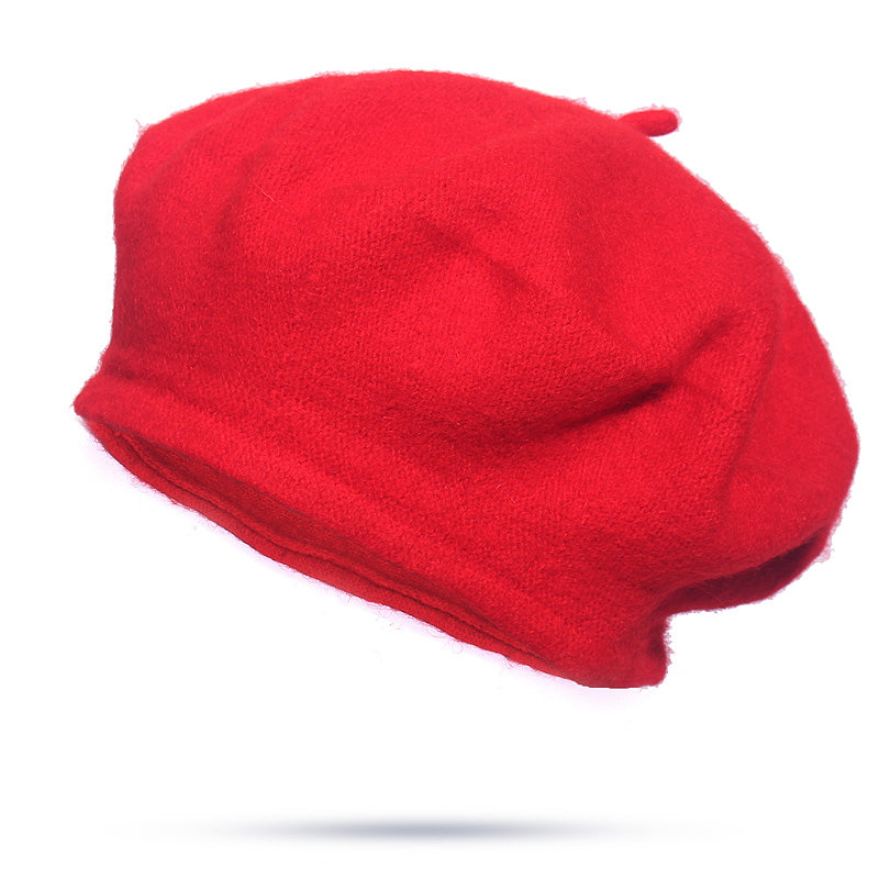 Wool Beret Vintage Woolen Painter Hat