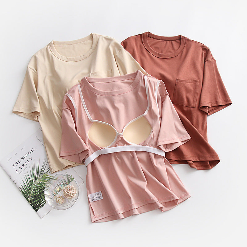 Summer Thin Casual Outer Tops Loose Homewear