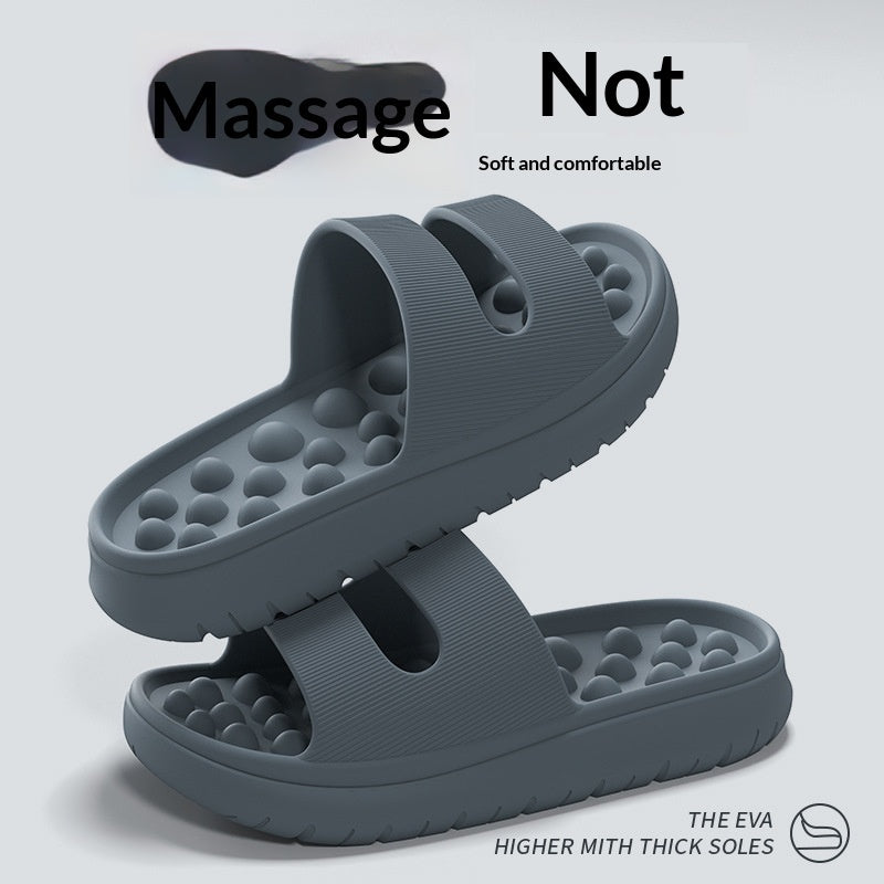 Women's Thick-Soled, Cushy Massage Slippers