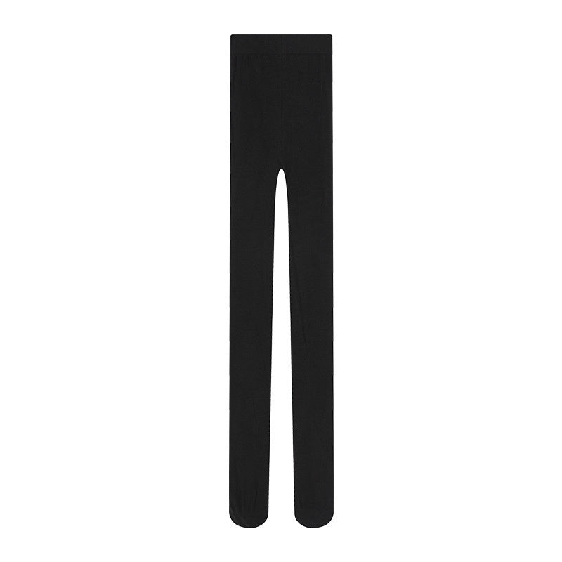 Gray Long-pile Cotton Tights Lightweight Base Leggingsstockings