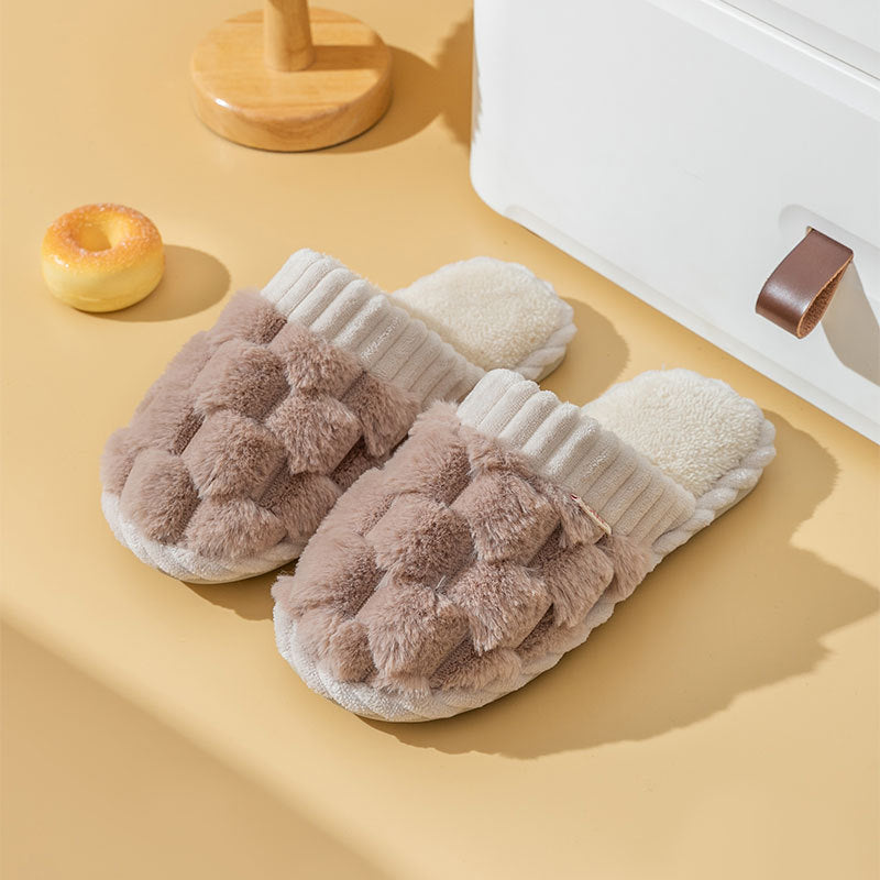 Cotton Slippers Women's Winter Home