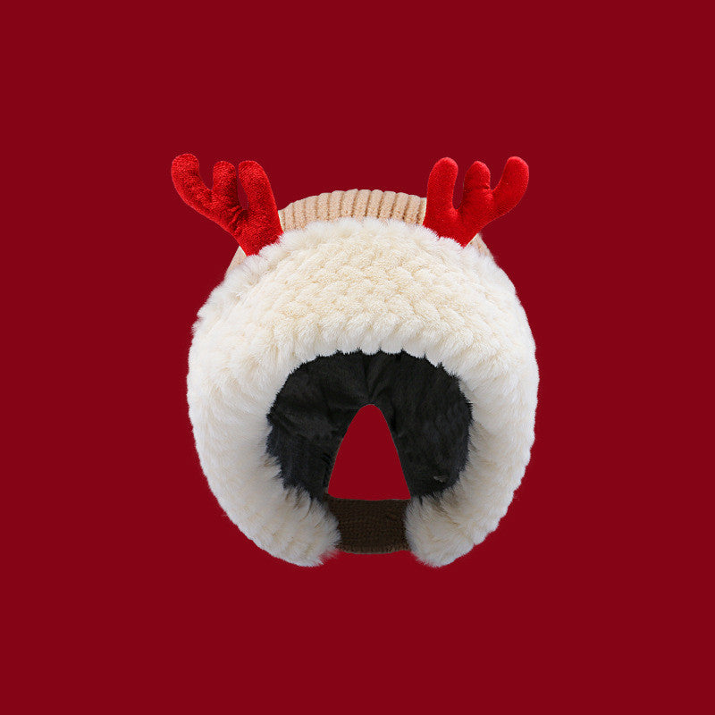 Women's Warm Face Small Plush Earmuffs