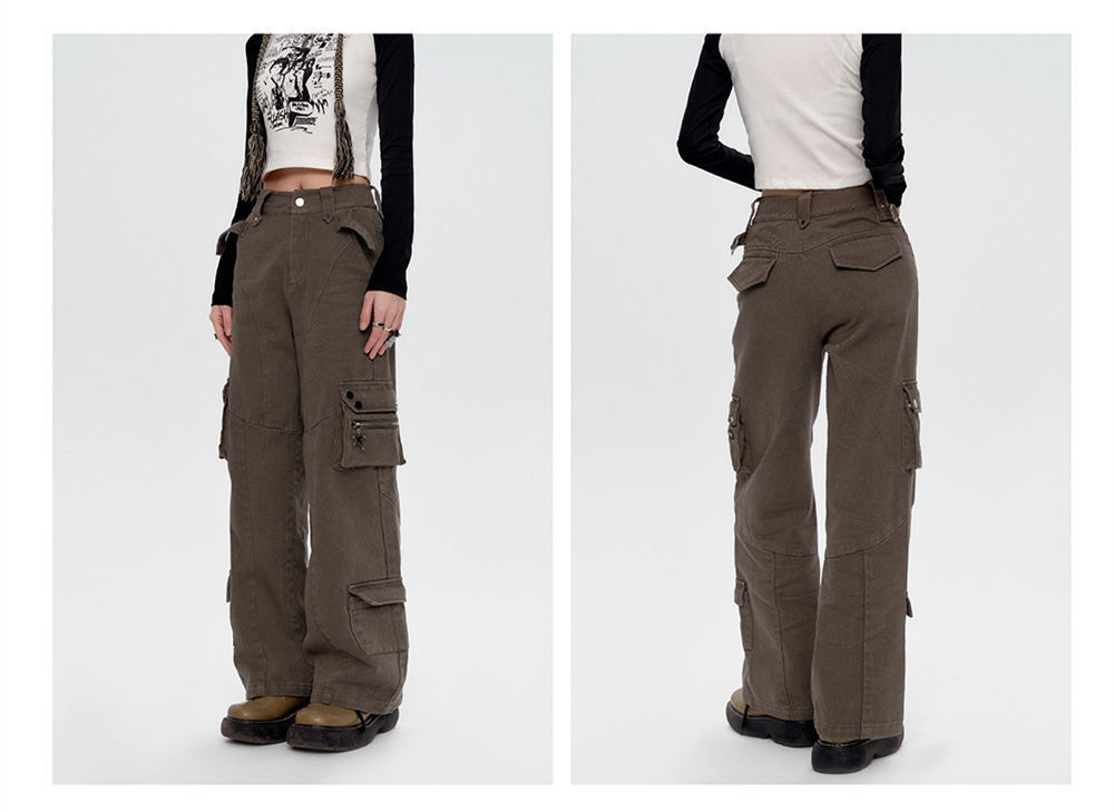 New American Retro Workwear Pocket Jeans
