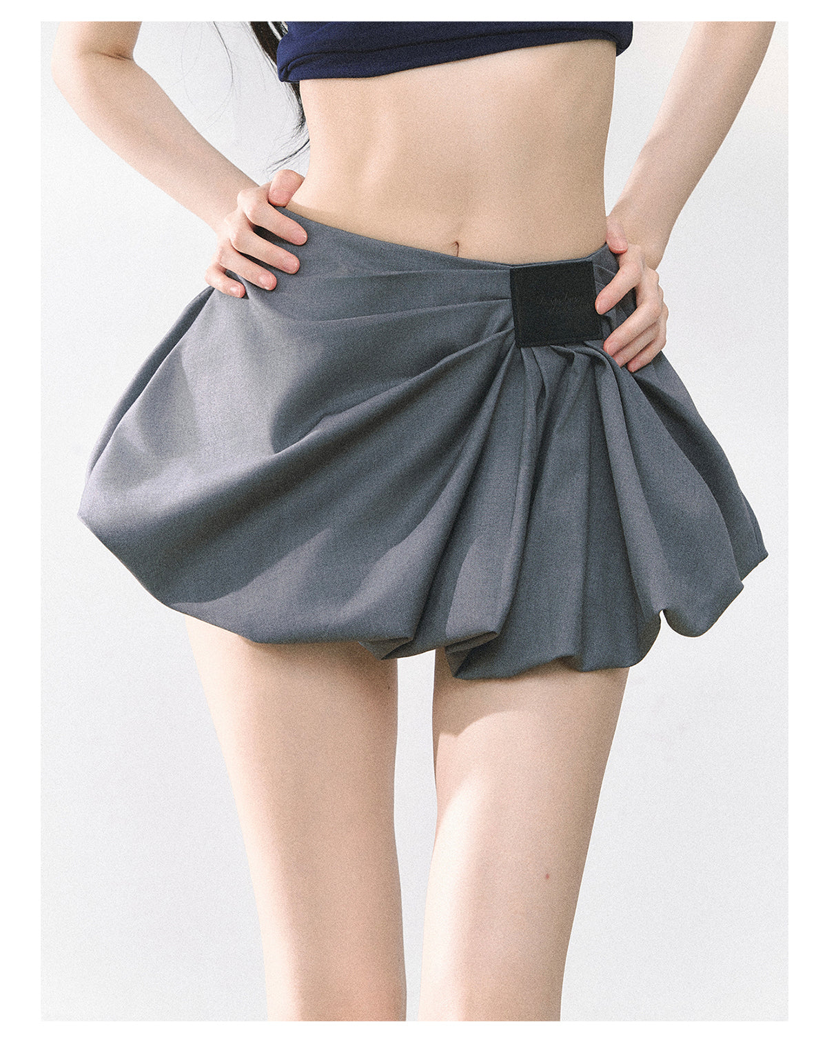 American Hot Girl Skirt Women Summer High Waist A- Line Slimming