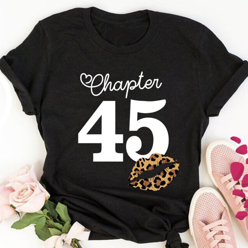 Round Neck Print T-shirt Fashion Short Sleeve