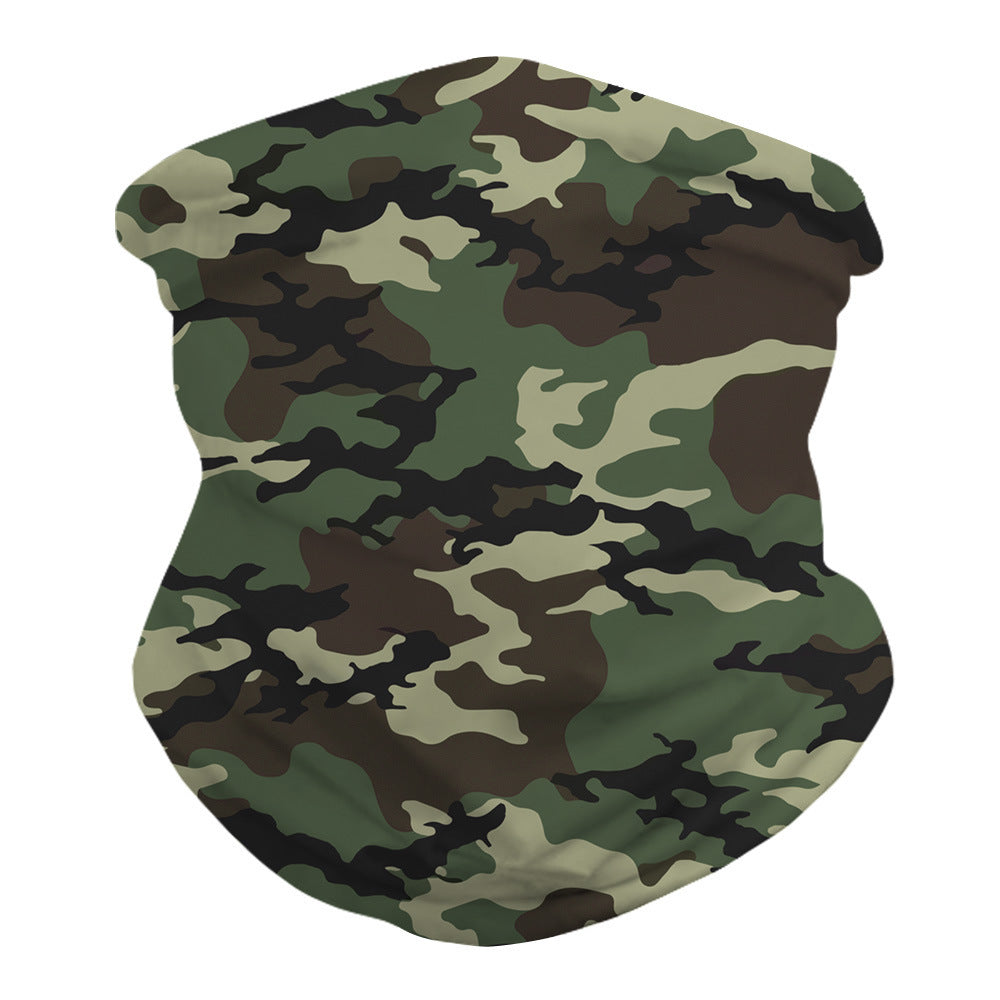 Digital Camouflage Printed Outdoor Insect Repellent Riding Mask