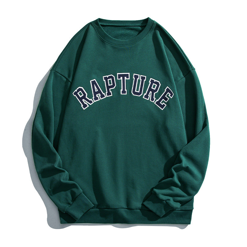 Letter Embroidery Tide Brand Sweater Autumn New Loose Couple Jacket