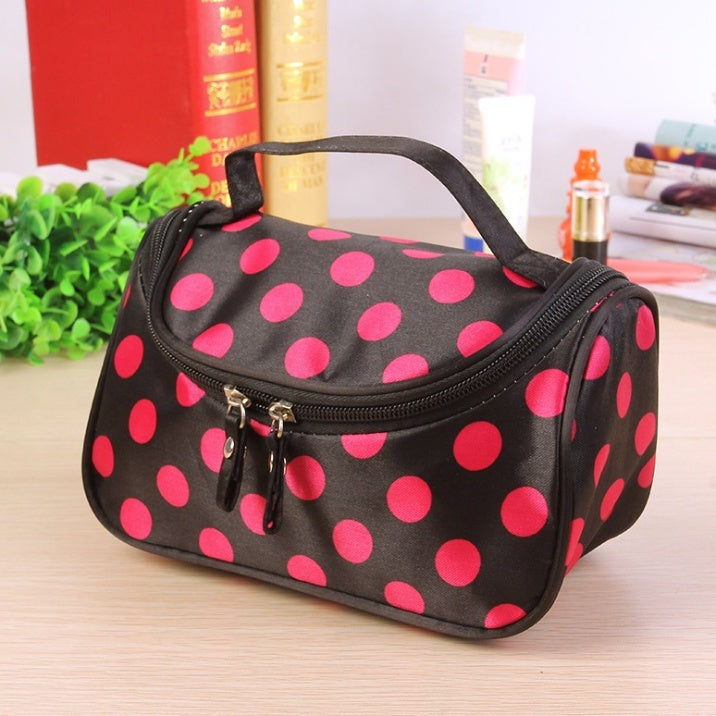 Cute Peach Heart Korean Style Fashionable Polka Dot Handbag