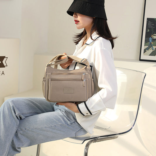 Casual And Lightweight Multi-compartment Waterproof All-match Messenger Bag