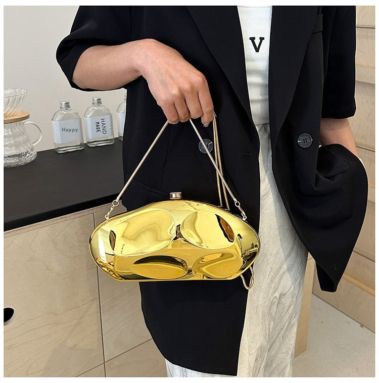 Small Bag Women's Fashion Design Western Style Shoulder  Acrylic