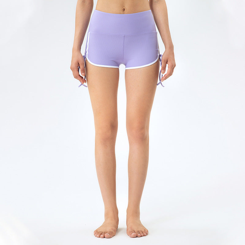New Drawstring Peach Shorts Running Buttocks Hot Pants