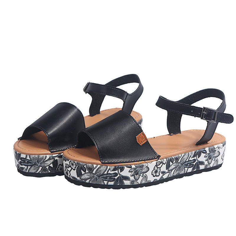 Women's Fashionable Platform Height Increasing Sandals