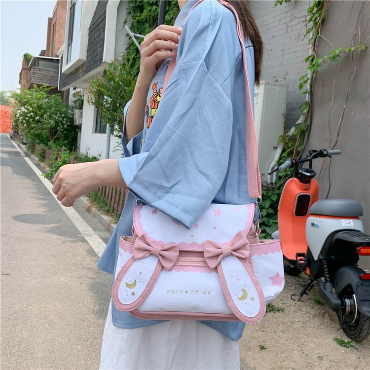 Girls Canvas Japanese Casual Mini Shoulder Messenger Bag