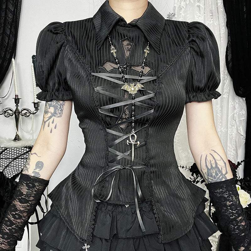 Versatile New Short-sleeve Shirt In A Regal, Court-inspired Style